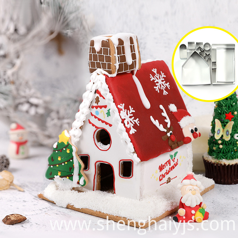 10pcs 3D stainless steel Christmas cookie cutter set 10pcs 3D stainless steel Christmas cookie cutter set